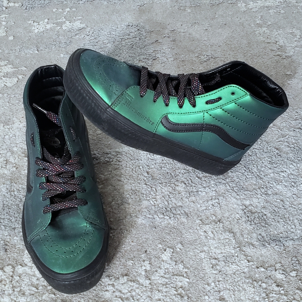 Green High-Top Sneakers